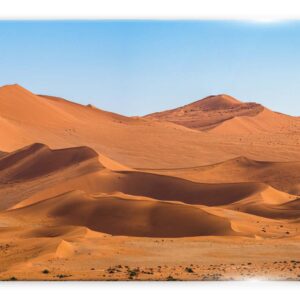 תמונת זכוכית של נוף דיונות חולות במדבר