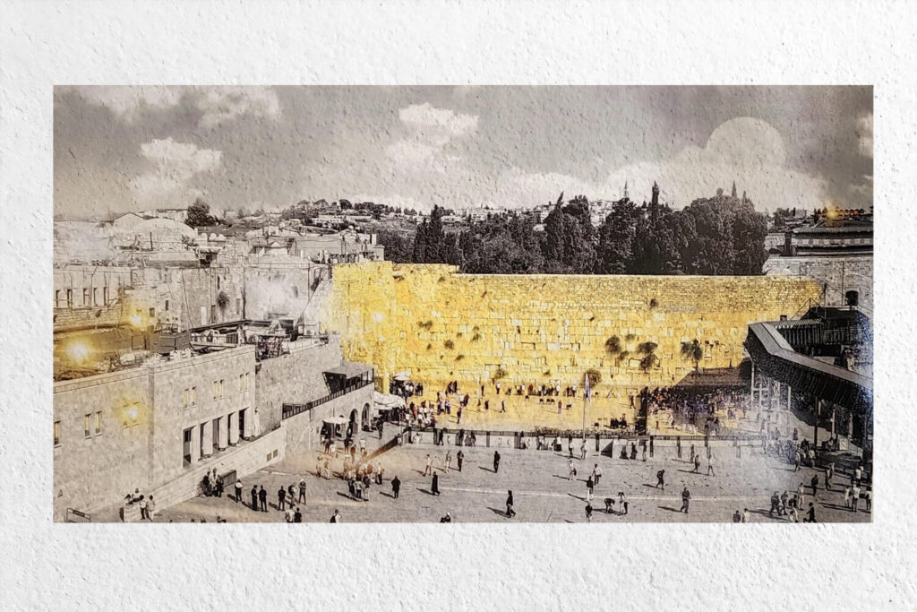 הכותל המערבי בלילה