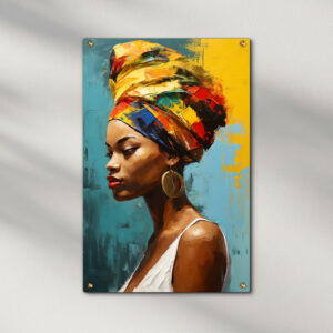 פרופיל של אישה אפריקאית