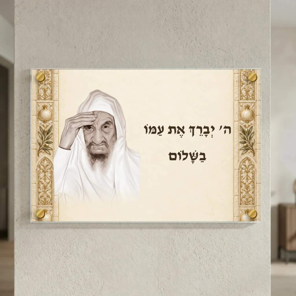 הבאבא סאלי ברכה ושלום — landscape-gold; הדמיה