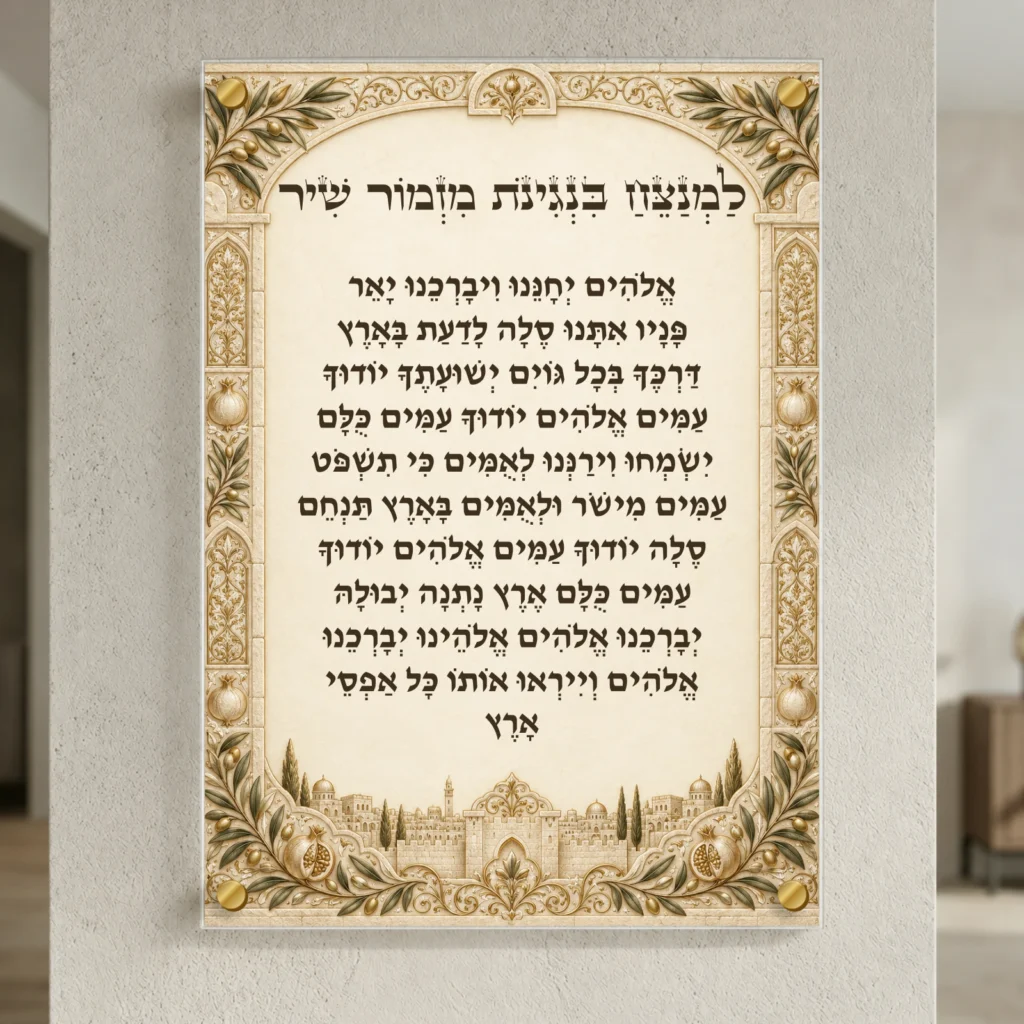 למנצח בנגינות היכל השנהב — portrait-gold; הדמיה
