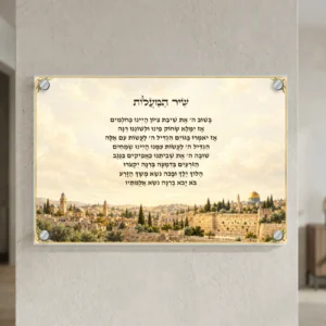 שיבת ציון ירושלים של תקווה — landscape-silver; הדמיה