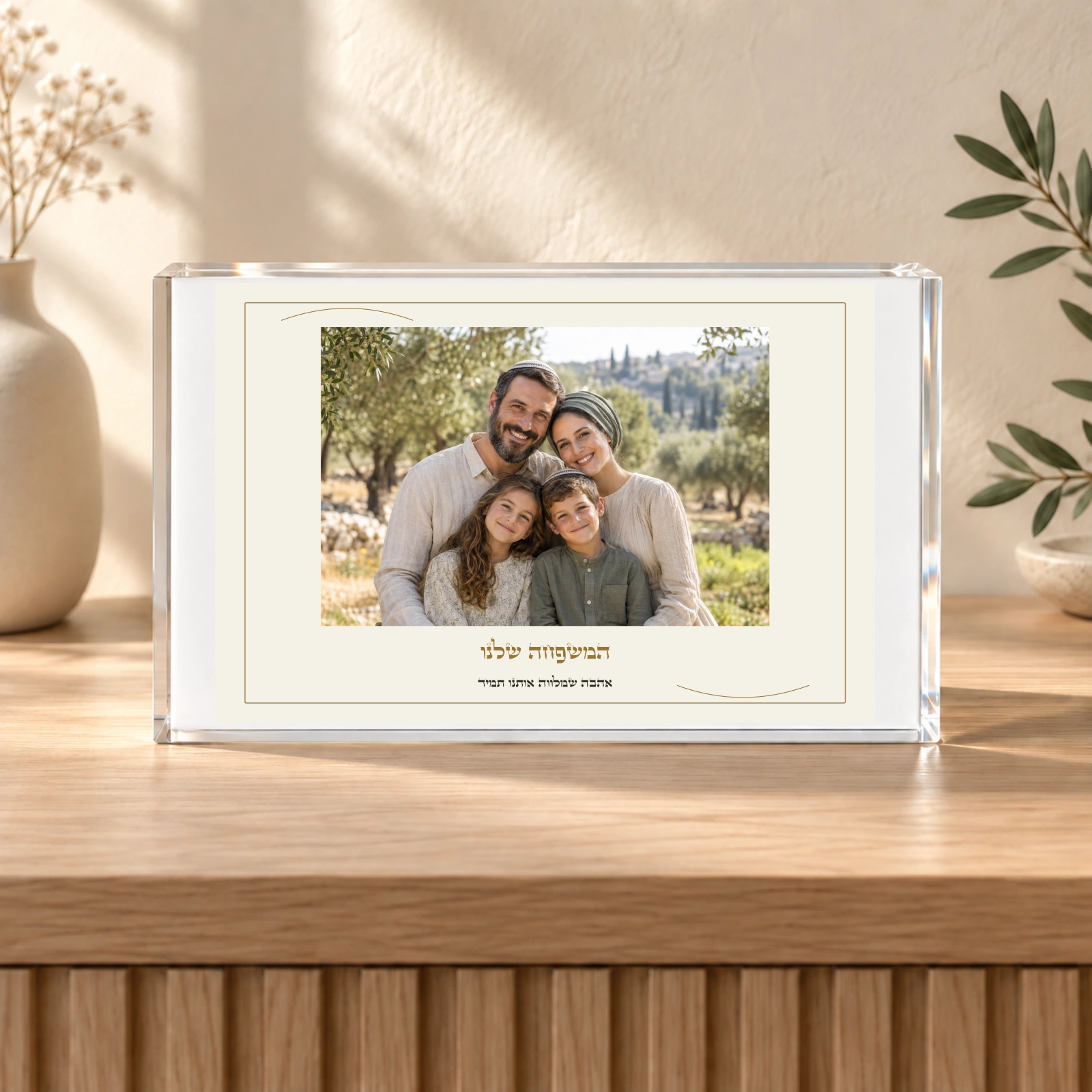 בלוק אקרילי אישי — תמונת המחשה למוצר