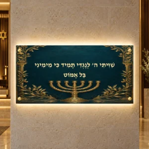 תמונה מוארת שיוויתי קשת ההיכל — הדמיית עיצוב wide